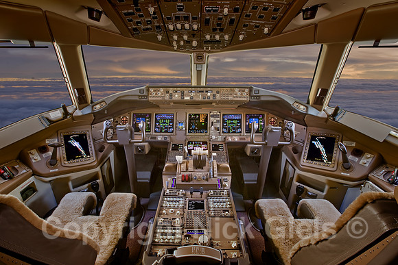 Boeing 777 Cockpit